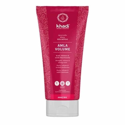 Khadi Amla Champú Sin Sulfatos Ayurvédico para Brillo y Volumen 200 ml