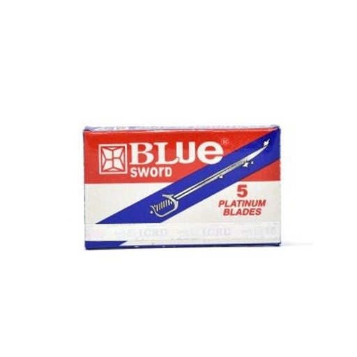 Blue Sword Hojas de Afeitar Acanaladas (1 caja de 5 ud)