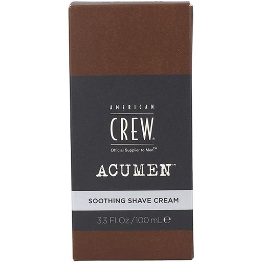 American Crew Acumen Soothing Shave Cream - Crema de Afeitar Calmante 100 ml