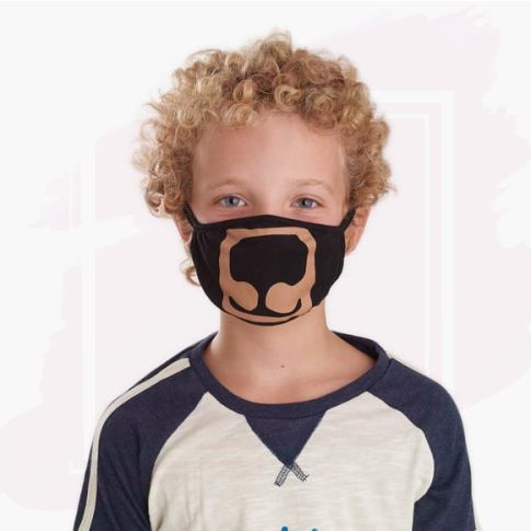 Little Blue House Mascarilla Facial Reutilizable Infantil Oso