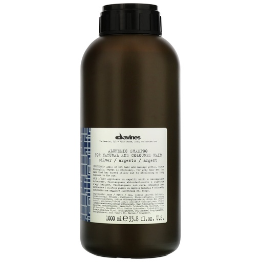 Davines Alchemic System Silver Shampoo Sin Sulfatos 1000 ml