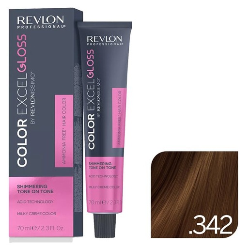 OUTLET Revlon Color Excel Gloss Tinte .342 - Broncita 70 ml**