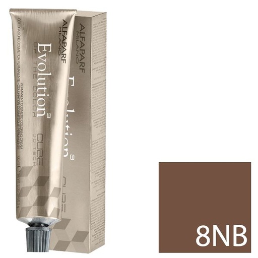 Alfaparf Evolution Tinte Permanente 8NB - Rubio Claro Natural Cálido 60 ml