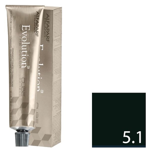 OUTLET Alfaparf Evolution Tinte Permanente 5.1 - Castaño Claro Ceniza 60 ml