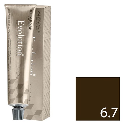 OUTLET Alfaparf Evolution Tinte Permanente 6.7 - Rubio Oscuro Mate 60 ml