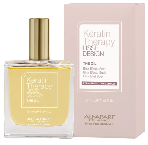 Alfaparf Keratin Therapy Lisse Design The Oil - Elixir Efecto Seda 50 ml