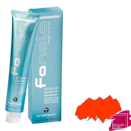 Fanola Crema Colore Tinte Permanente - Corrector Rojo 100 ml 100 ml