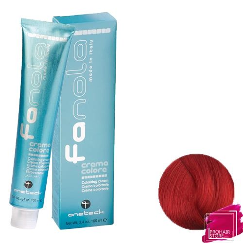 Fanola Crema Colore Tinte Permanente R.66 - Red Booster 100 ml