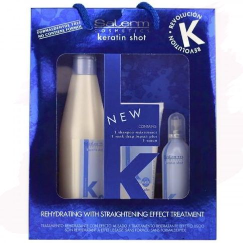 Salerm Keratin Shot Kit Pack de Alisado de Keratina