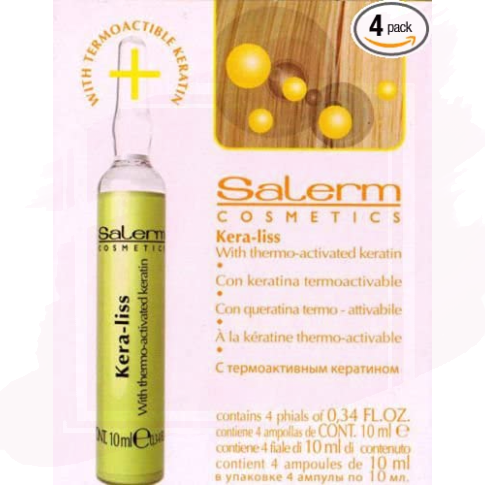 Salerm Kera-Liss Ampollas de Keratina Alisantes 4x13 ml*