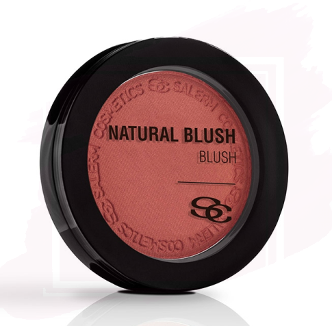 Salerm Beauty Natural Blush Colorete en Polvo Compacto - NB01 Scarlet 7 g