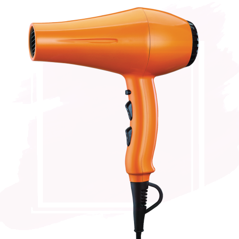 AlbiPro Secador Profesional Compacto Iónico Naranja 2000W 3600