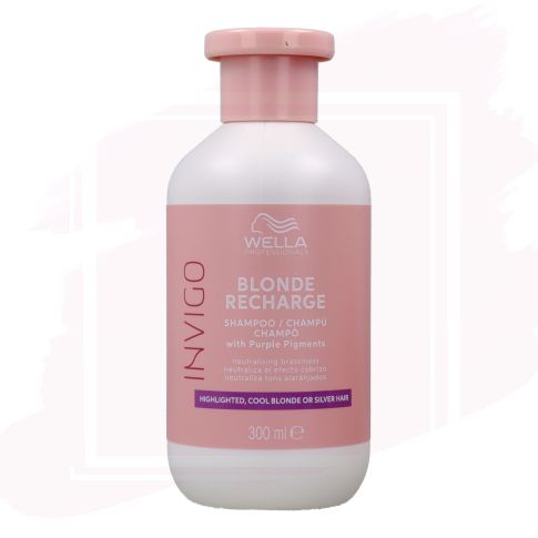 Wella Invigo Blonde Recharge Champú para Cabellos Rubios 300 ml