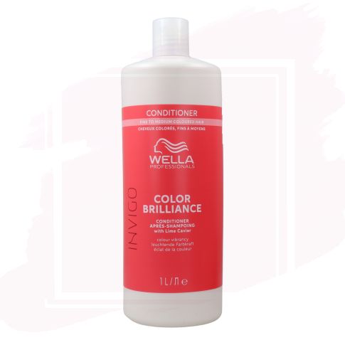 Wella Invigo Color Brilliance Acondicionador para Cabello Fino/Normal 1000 ml