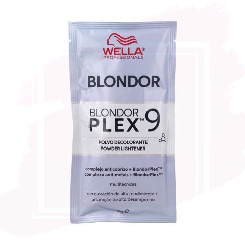 Wella Blondor Plex 9 Multi Blonde Polvo Decolorante Hasta 9 Tonos Sobre 30 g