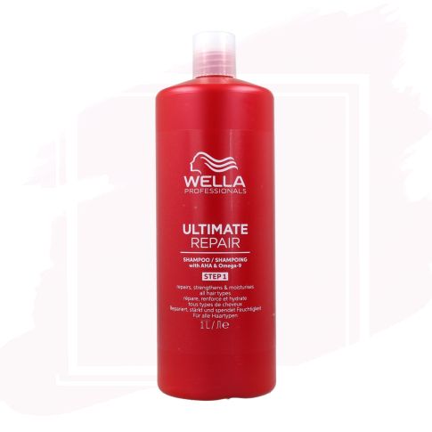 Wella Ultimate Repair Step 1 Champú Reparador y Fortalecedor 1000 ml