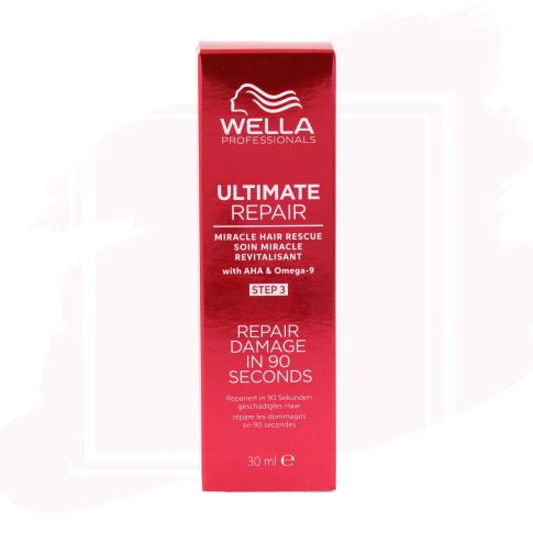 Wella Ultimate Repair Step 3 Miracle Hair Rescue Sérum Reparador en 90 segundos 30 ml