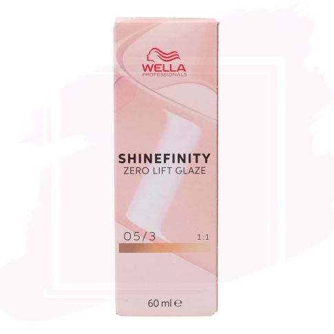 Wella Shinefinity Zero Lift Glaze Tinte 05/3 - Honey Chocolate 60 ml