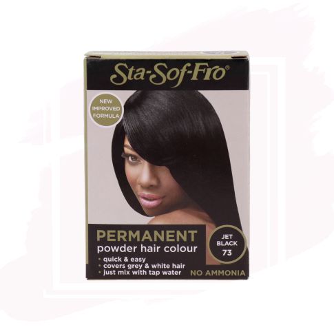 Sta Soft Fro Permanent Powder Hair Color Tinte en Polvo - 73 Jet Black 8 g