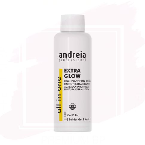 Andreia Professional All In One Finalizador para Uñas Extra Glow Acabado Extra Brillo 100 ml