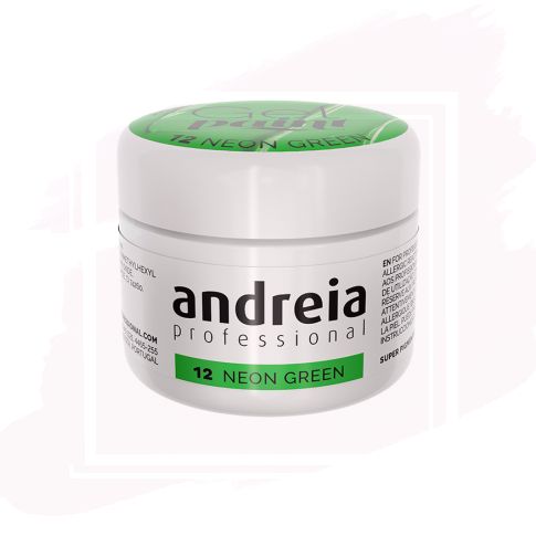 Andreia Gel Paint Esmalte para Nail Art 12 Verde 4 ml