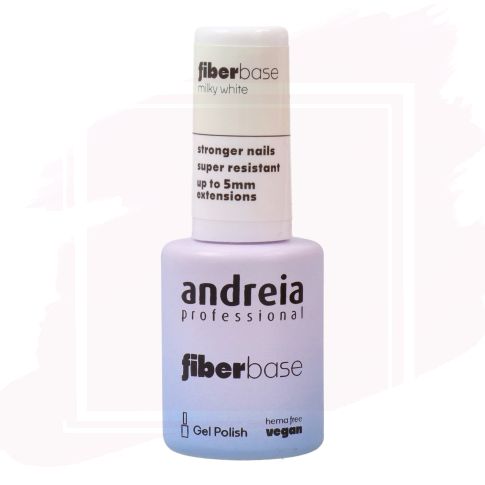 Andreia Gel Polish Fiber Base Color Milky White 10,5 ml