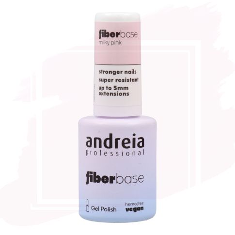 Andreia Gel Polish Fiber Base Color Milky Pink 10,5 ml