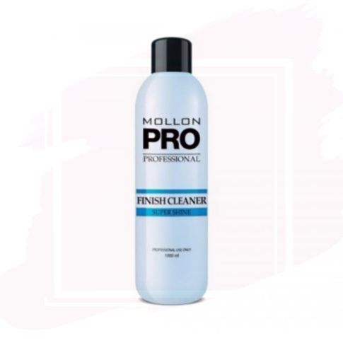 Mollon Pro Finish Cleaner Super Shine - Limpiador para Manicura de Gel 1000 ml