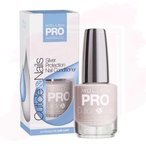 Mollon Pro Cuticle & Nails Silver Protection Nail Conditioner Acondicionador para Uñas 15 ml