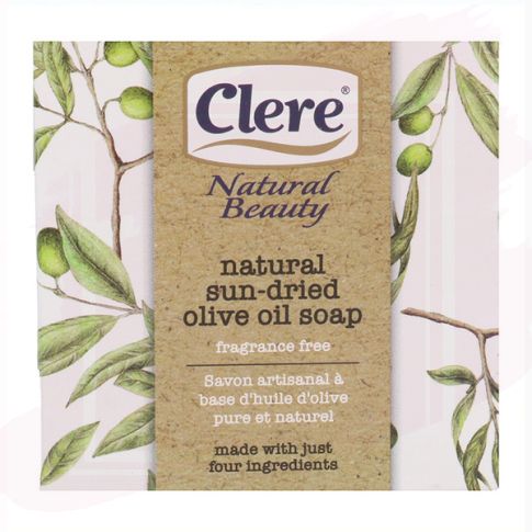 Clere Natural Beauty Jabón Artesano Aceite de Oliva 200 g