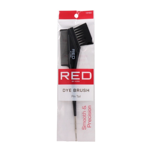 Red Kiss Dye Brush With Pintail Peine para Tinte con Brocha