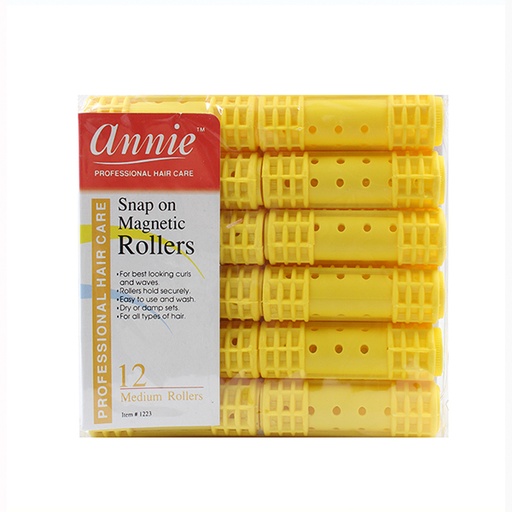 Annie Rulos Magnéticos Amarillo (12/med) 1223