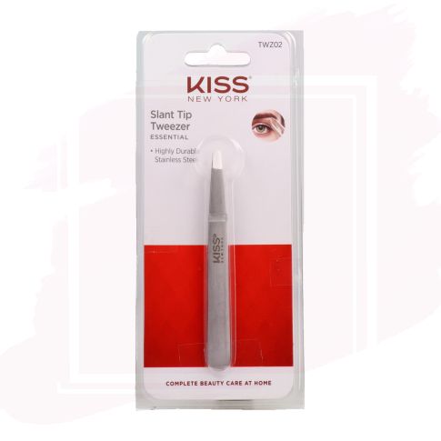 Kiss New York Slant Tip Tweezer Pinza de Depilar