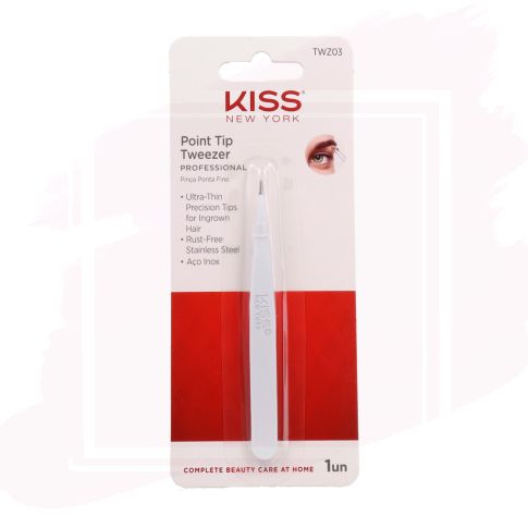 Kiss New York Point Tip Tweezer Pinza de Depilar