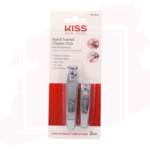 Kiss New York Nail And Toenail Clipper Duo 2 Piezas Corta Uñas