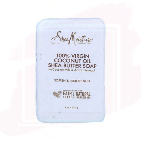 Shea Moisture Virgin Coconut Oil Jabón en Pastilla Suavizante 230 g