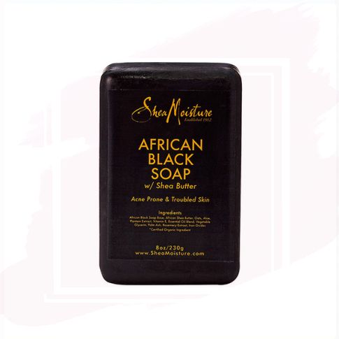 Shea Moisture African Black Soap Jabón de Baño para Pieles Sensibles 230 g