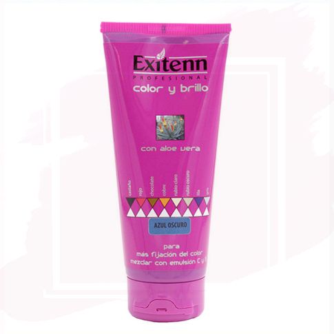 Exitenn Color y Brillo Coloración Semipermanente Azul Oscuro 200 ml