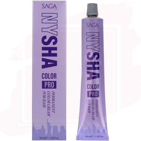 Saga Nysha Color Pro Tinte Permanente 10.34 -Rubio Platino Dorado Cobre 100 ml