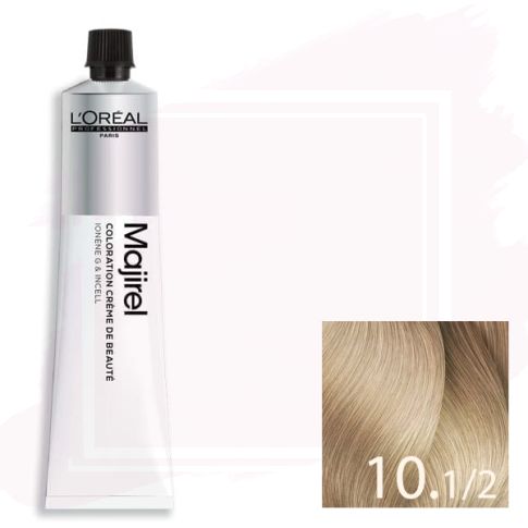 L'Oréal Majirel Tinte Permanente 10 1/2 - Rubio Muy Claro Platino 50 ml