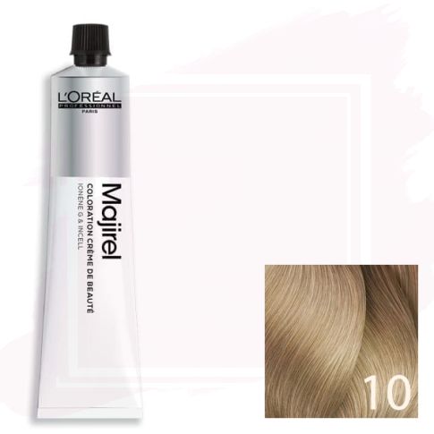 L'Oréal Majirel Tinte Permanente 10 - Rubio Extra Claro 50 ml