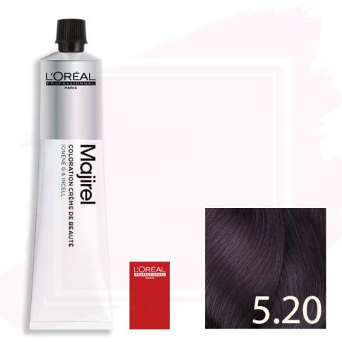 L'Oréal Majirel Tinte 5.20 - Castaño Claro Irisado Intenso 50 ml