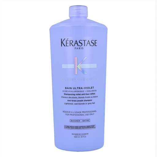 Kérastase Blond Absolu Bain Ultra-Violet para Neutralizar Rubios 1000 ml