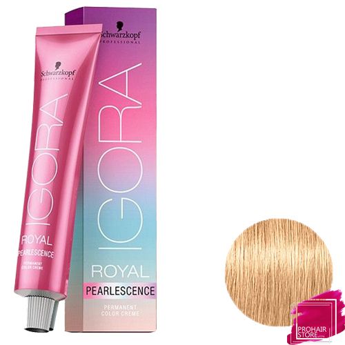 Schwarzkopf Igora Royal Pearlescence Tinte P9.5-74 - Rubio Pastel Ámbar**