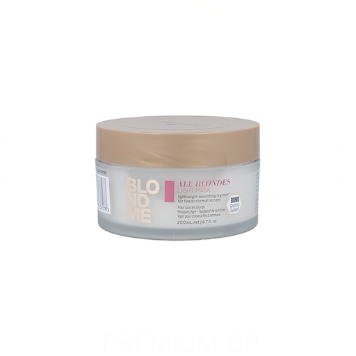 Schwarzkopf BlondMe All Blondes Light Mask para todo tipo de Rubios 200 ml**