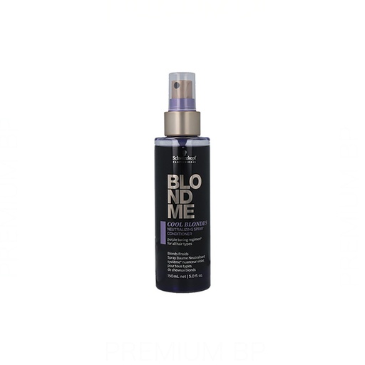 Schwarzkopf BlondMe Cool Blondes Spray Acondicionador Neutralizador para Rubios Frios 150 ml