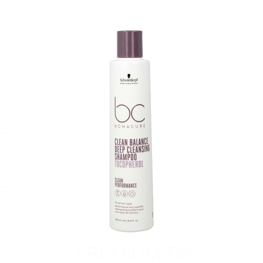 Schwarzkopf Bonacure Clean Balance Tocopherol Champú Desintoxicante 250 ml