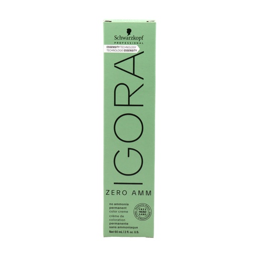 Schwarzkopf Igora Zero Amm Tinte Permanente 3-0 - Castaño Oscuro Natural 60 ml