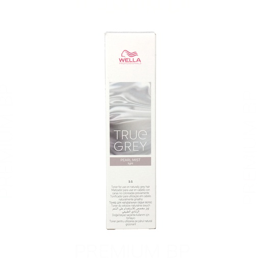 Wella True Grey Matizador para Cabellos Grises/Blancos - Pearl Mist Light 60 ml