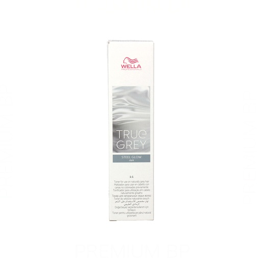 Wella True Grey Matizador para Cabellos Grises/Blancos - Steel Glow Dark 60 ml